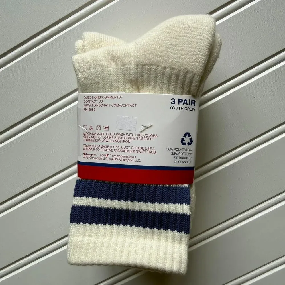 New Youth Champion Crew Socks